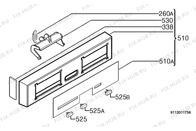 Схема №6 F86470I-M с изображением Микромодуль для посудомойки Aeg 973911627001010